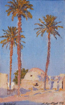 Zarzis, les palmiers