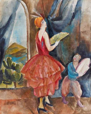 Danseuse à l`éventail