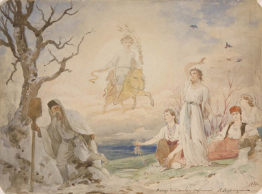 Allegorical composition