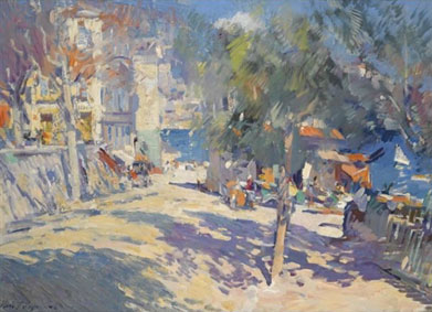 View of the South of France