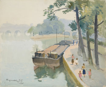 View of Pont Neuf and Ile de la Cité