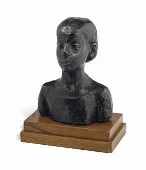 Bust of a young girl