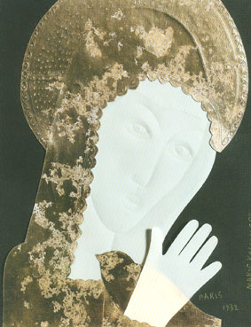 Madonna with golden dove
