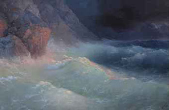 Storm on the black sea