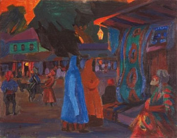 Tashkent at night