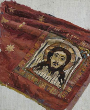 The standard with the mandylion kept in the armoury of the Moscow Kremlin: a preparatory study from the Conquest of Siberia by Y