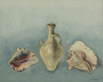 Still Life with Glass Bottle