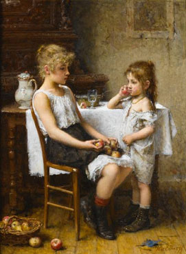 Choosing apples
