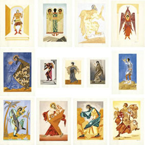 Thirteen pochoirs from Liturgie