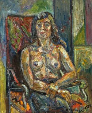 Nue dans L`atelier