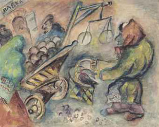 At the market