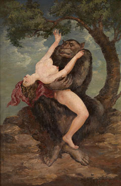 Devi abducting a beauty