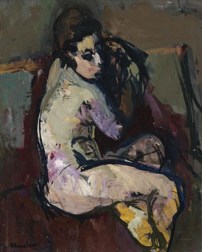 Seated nude