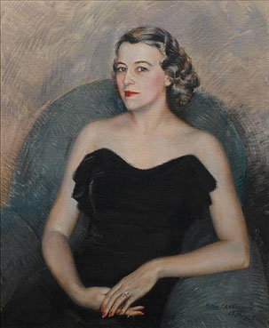 Portrait of a society lady
