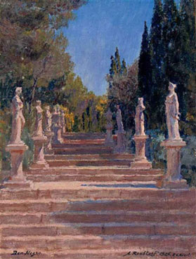 The sculpture garden at Ben-Negro, Bizerte