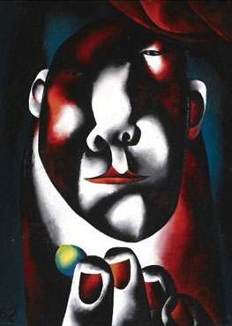 Man with lemon