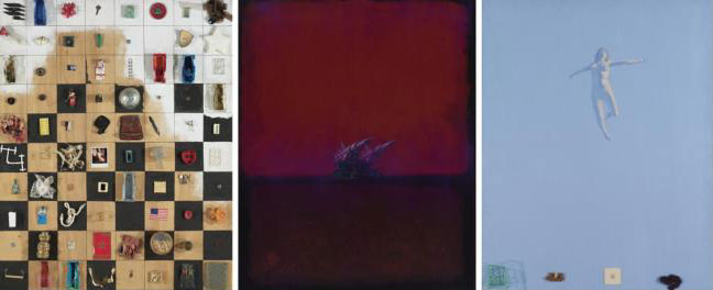 Composition with missiles (landscape inspired by Rothko)