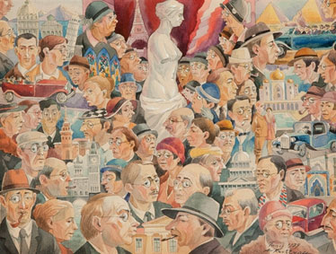 Study for `Le Fleau des monuments historiques`