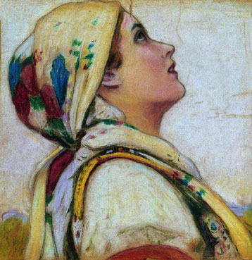 Woman`s portrait