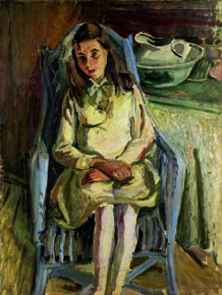 Fillette À La Robe Blanche