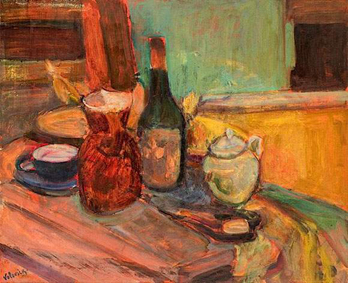 Nature morte a la bouteille