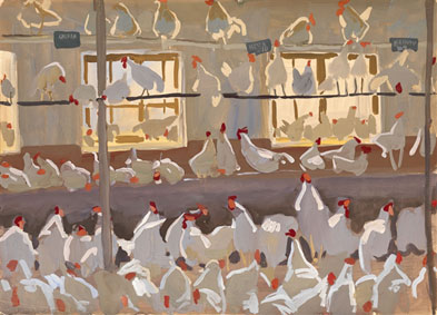 Roosters, from the series 