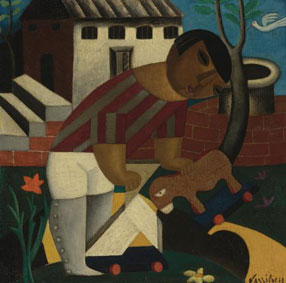 Child with toy