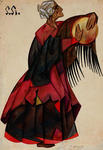 Woman with a drum