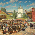 Market day in Plyos