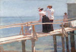 On bridges. Summer