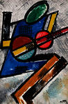 Figure with guitar
