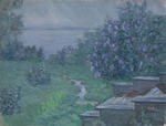 Lilacs by the porch