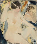 Nude in front of a mirror