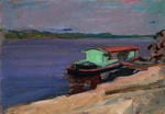 Landing-stage on the Dniepro